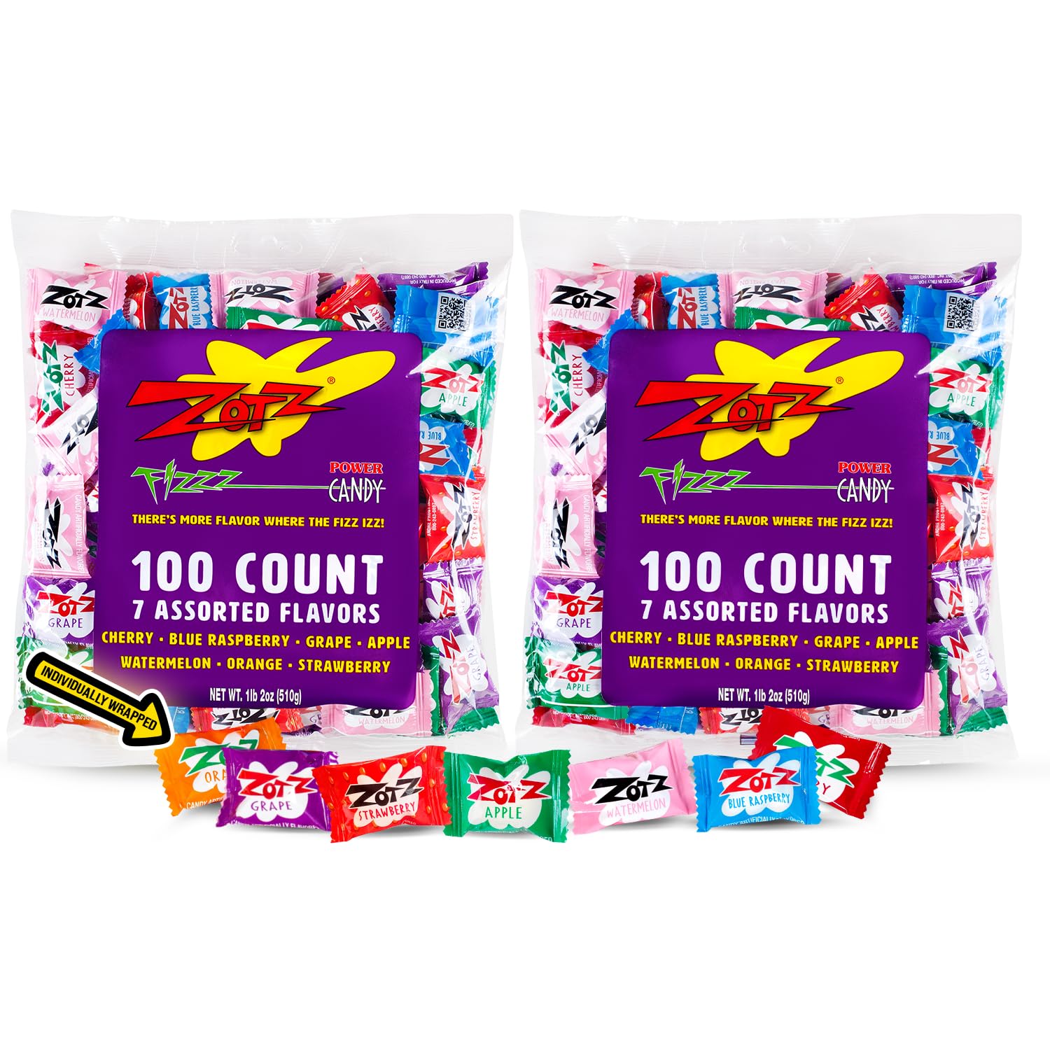 ♡ ʚ Candy ɞ ♡  Amazon.com : ZOTZ Fizzy Sour Candy Bulk - Retro Italian Hard Candy
